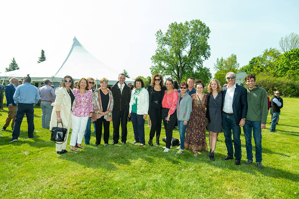 Hillside Crowd for groundbreaking celebration