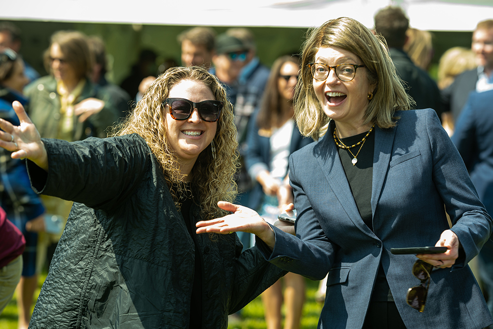 News Celebrities at Hillside Groundbreaking